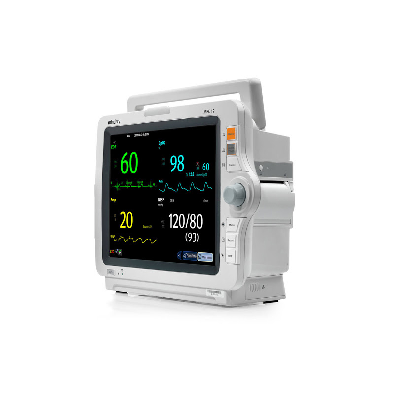 Monitor De Signos Vitales Mindray IMEC DE 12" ECG, TEMP, FC,SPO2,PANI, RESP BÁSICO CON IMPRESORA