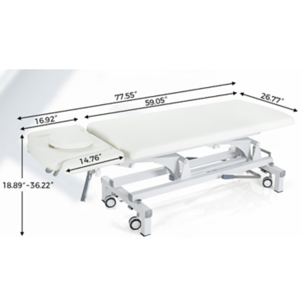 [CME-CA004-M] CAMILLA DE EXÁMEN HIDRAULICA AZUL 